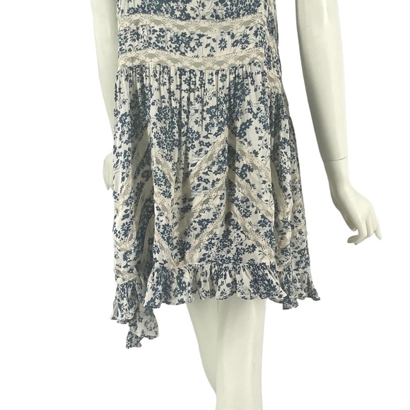 Free People Floral Trapeze Slip in Ivory Small - Picture 10 of 13